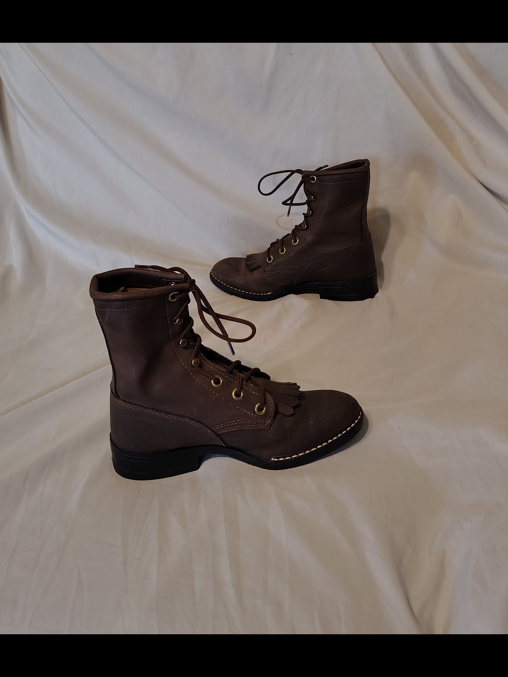 Girls Size 13 Vintage Western Roper Riding Cowboy Boots